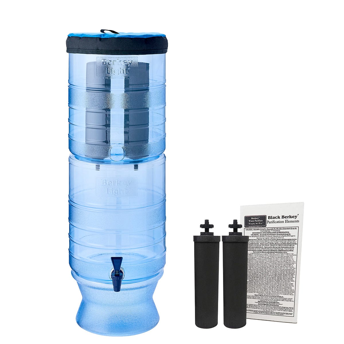 Berkey waterfilter Berkey® Light™ 10,4 liter - 2 BLACK BERKEY® filters - Ref BL4X2-BB