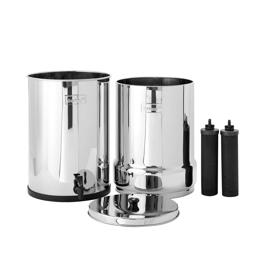 Berkey waterfilter Crown Berkey® System 22.7L, inclusief 2 black berkey