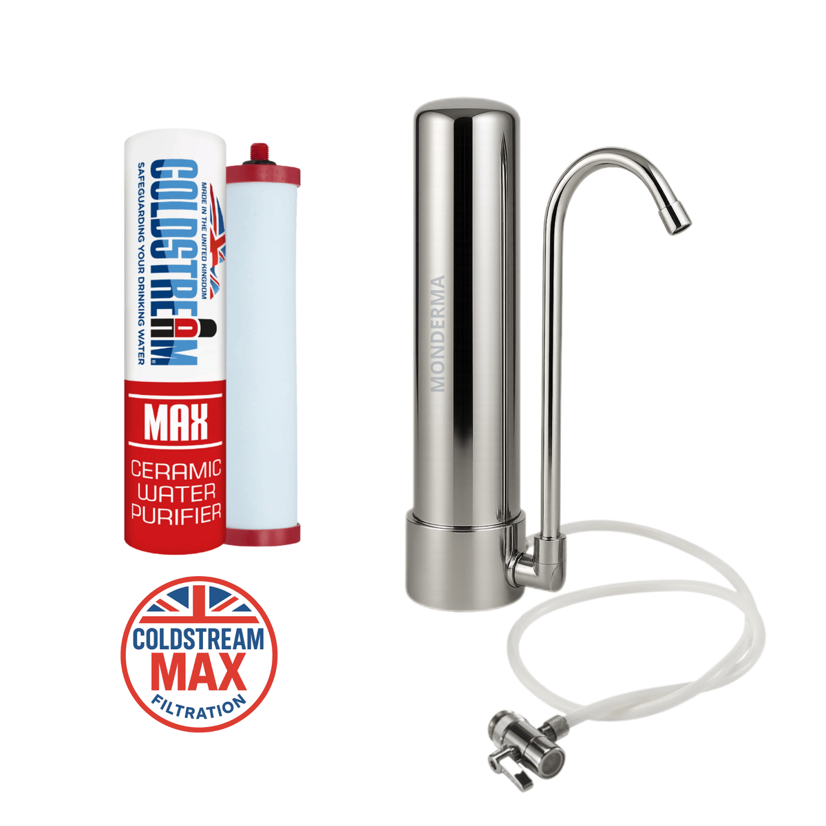monderma aanrecht waterfilter Monderma | Aanrecht Filtratie Systeem met Coldstream CTO MAX
