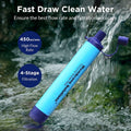 Membrane Solutions® Membrane Solutions Überlebens-Wasserfilterstrohhalm Membranlösungen | Wasserfilter - Überlebens-Wasserfilterstrohhalm - 500 ml pro Minute
