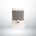 fontein eva Eva Water Filter Housing Fontein Eva 7L | Beschermings Hoes Voor Onderbak (plastic en glas) - kleuren lichtgrijs en geel