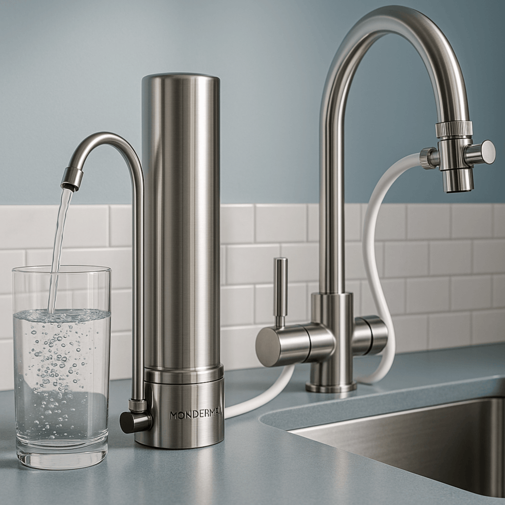 monderma aanrecht waterfilter Monderma | Aanrecht Filtratie Systeem met Coldstream CTO MAX