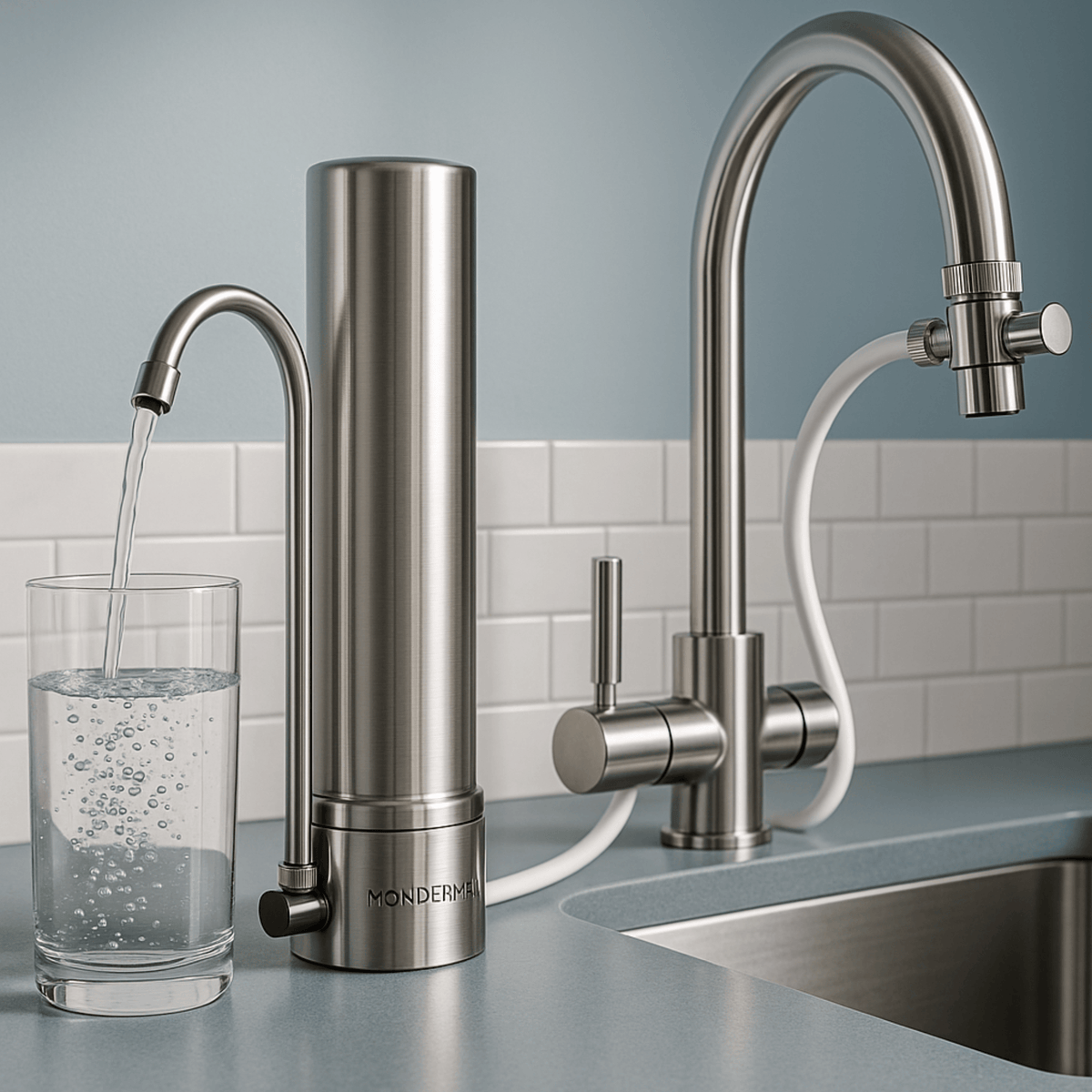 monderma aanrecht waterfilter Monderma | Aanrecht Filtratie Systeem met Coldstream CTO MAX